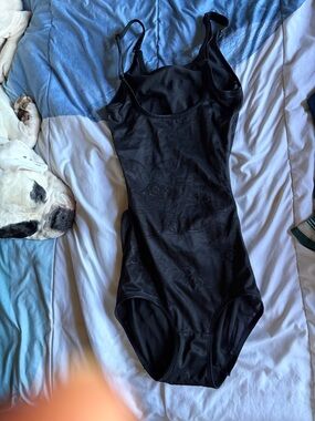 Black One-Piece Shapewear Bodysuit